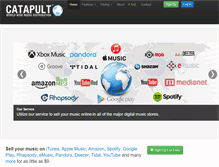 Tablet Screenshot of catapultdistribution.com